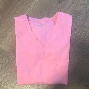Pink V-Neck Top